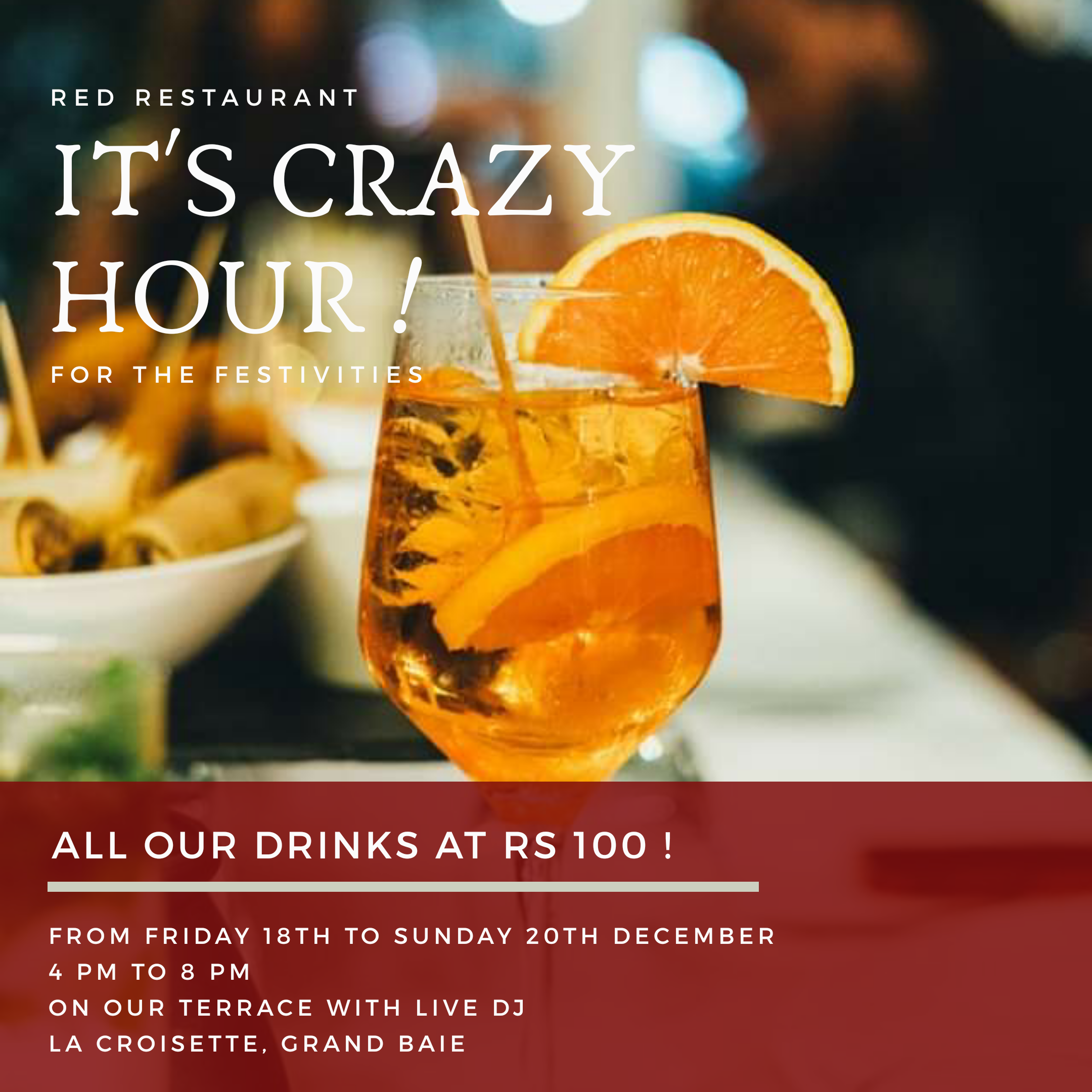 Happy Hour at Red
