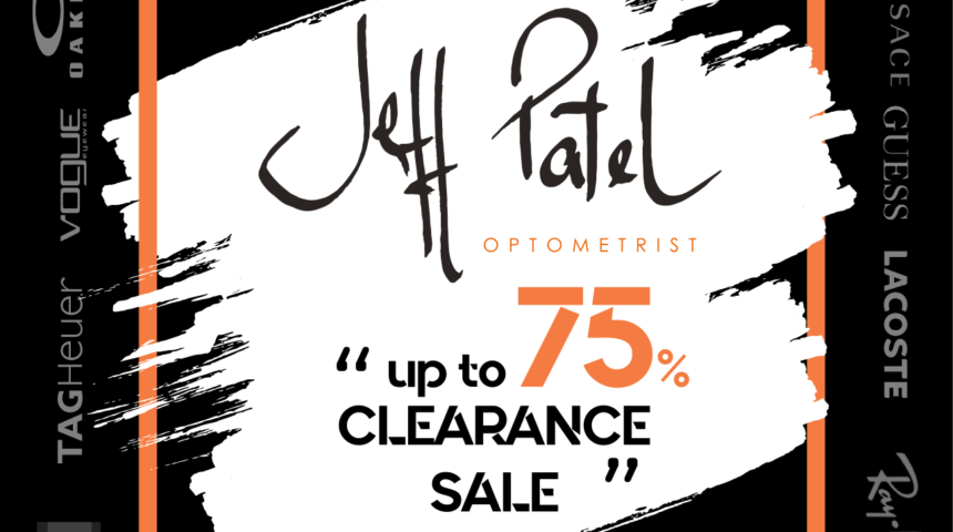 Jeff Patel’s Clearance Sale 2020