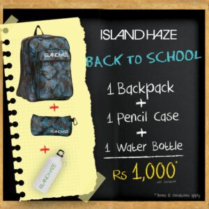 BACK to School off with Island Haze