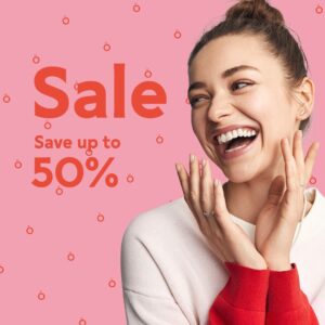 Up to 50% off at Pandora