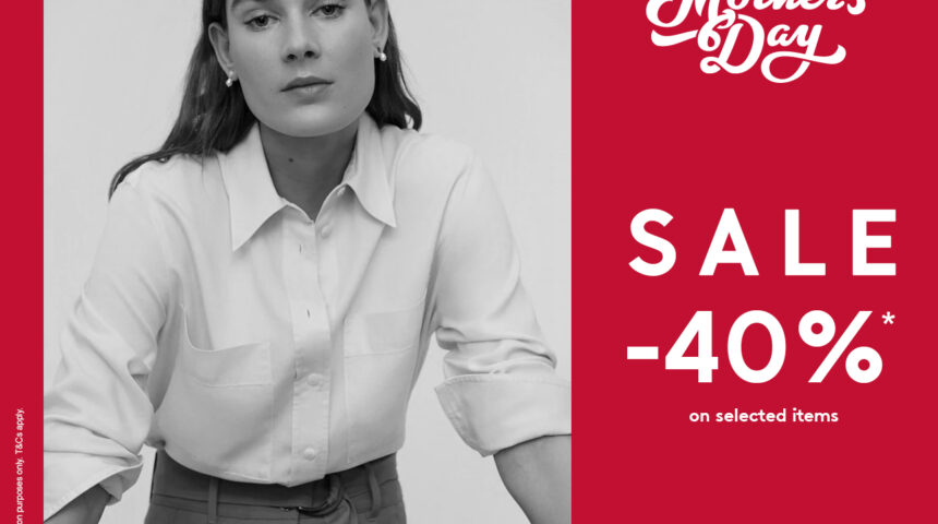 40% off at Mango for Mother’s Day
