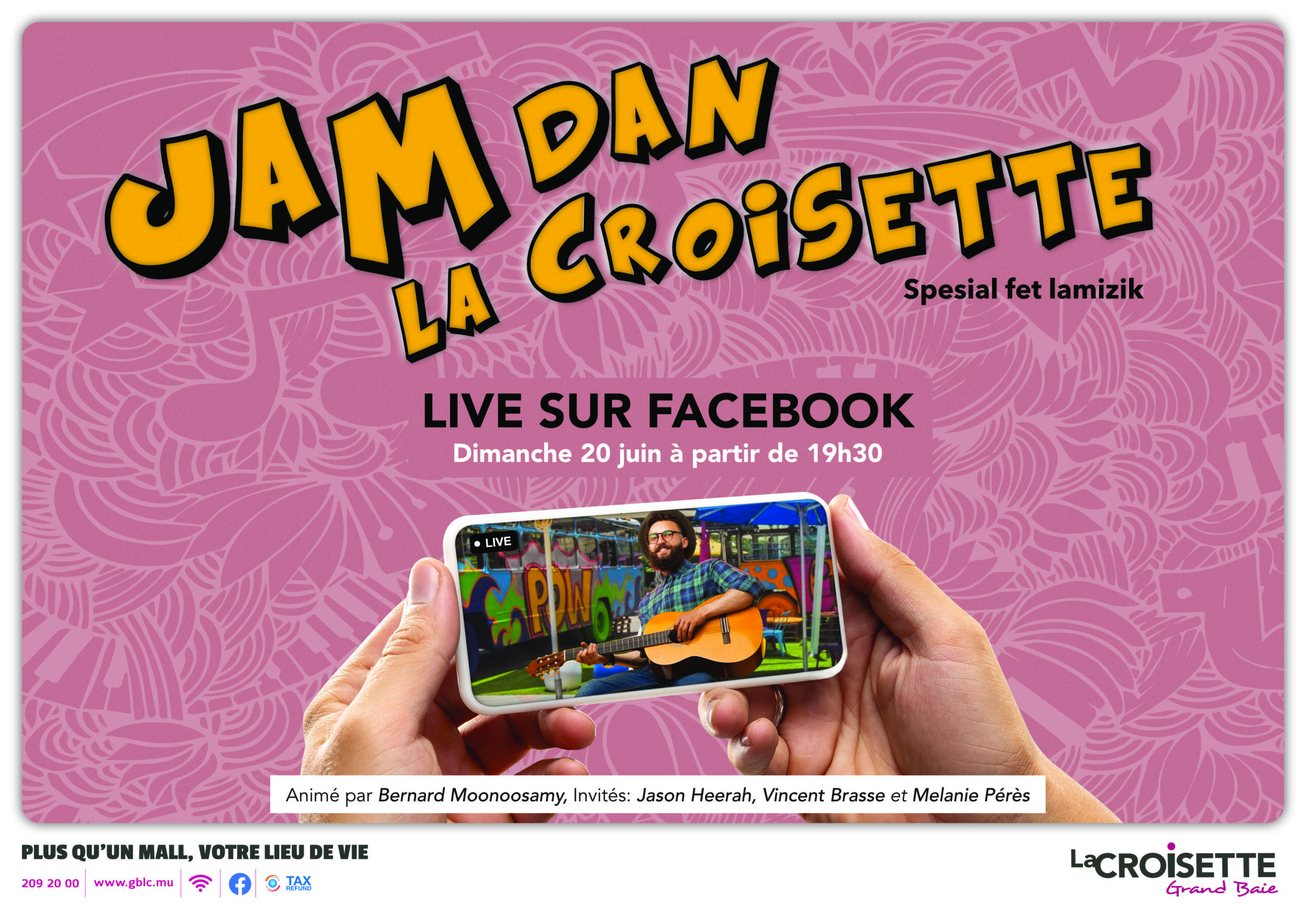 Jam Dan La Croisette LIVE sur Facebook