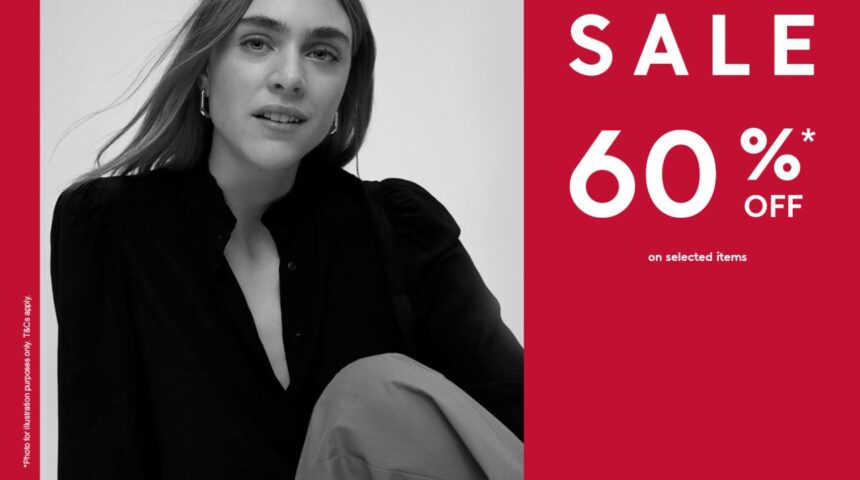 60% off at Mango