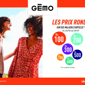 Prix ronds chez Gemo