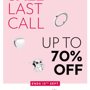 Pandora Sale till 14 Sept