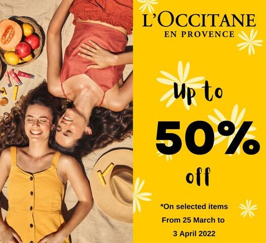 Promo at L’Occitane La Croisette